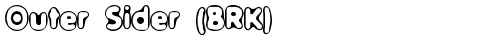 Outer Sider (BRK) Regular truetype шрифт