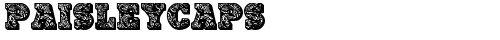 PaisleyCaps Regular truetype шрифт