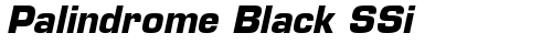 Palindrome Black SSi Bold Italic TrueType police