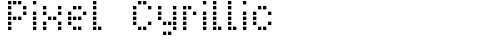 Pixel Cyrillic Normal Truetype-Schriftart kostenlos