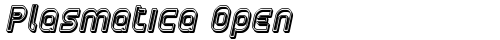 Plasmatica Open Italic truetype шрифт бесплатно