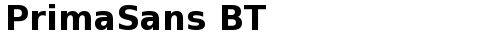PrimaSans BT Bold truetype шрифт