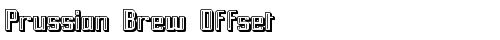 Prussian Brew Offset Regular truetype font