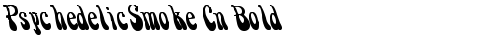 PsychedelicSmoke Cn Bold Bold free truetype font