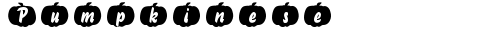 Pumpkinese Regular truetype font