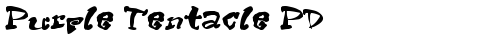 Purple Tentacle PD Regular TrueType-Schriftart