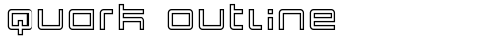 Quark Outline Regular truetype шрифт