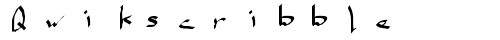 Qwikscribble Normal truetype шрифт