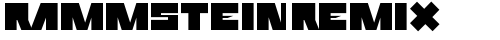 Rammstein Remix Regular free truetype font