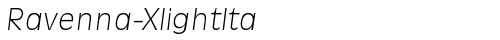 Ravenna-XlightIta Regular truetype шрифт