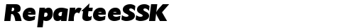 ReparteeSSK Bold Italic truetype шрифт