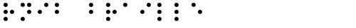 RNIB Braille Regular Truetype-Schriftart kostenlos
