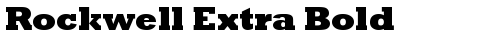 Rockwell Extra Bold Regular Truetype-Schriftart kostenlos