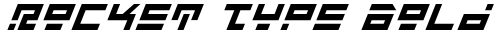 Rocket Type Bold Italic Bold Italic TrueType-Schriftart