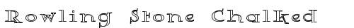 Rowling Stone Chalked Regular truetype шрифт