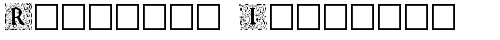 Roycroft Initials Regular truetype шрифт
