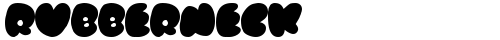 Rubberneck Regular truetype шрифт