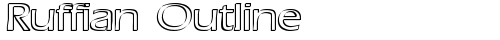 Ruffian Outline Normal TrueType-Schriftart