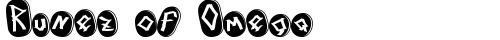 Runez of Omega Regular truetype шрифт
