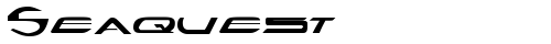 Seaquest Normal truetype шрифт