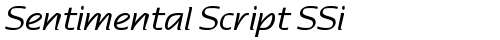 Sentimental Script SSi Regular free truetype font