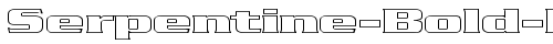 Serpentine-Bold-Bold HE Regular truetype шрифт