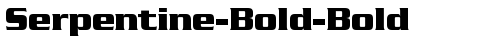 Serpentine-Bold-Bold Regular truetype font