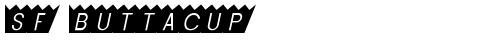 SF Buttacup Oblique TrueType-Schriftart
