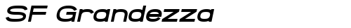 SF Grandezza Heavy Oblique truetype шрифт бесплатно