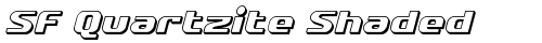 SF Quartzite Shaded Oblique truetype шрифт