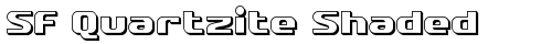 SF Quartzite Shaded Regular free truetype font