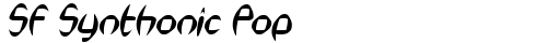 SF Synthonic Pop Oblique truetype шрифт