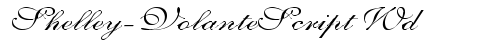 Shelley-VolanteScript Wd Regular free truetype font