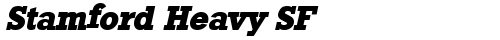 Stamford Heavy SF Bold Italic truetype fuente gratuito