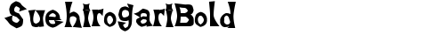 SuehirogariBold Regular truetype font