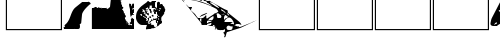 Surf Bat (Windsurfing Dingbats) Regular truetype font