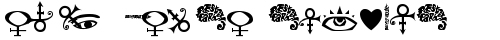 The Artist Symbols Normal truetype font