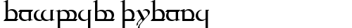 Tengwar Quenya Regular truetype шрифт