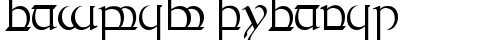 Tengwar Quenya-1 Regular truetype шрифт