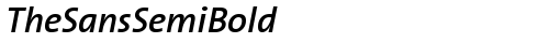 TheSansSemiBold Italic truetype шрифт