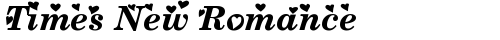Times New Romance Bold Italic font TrueType