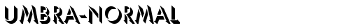 Umbra-Normal Regular truetype font