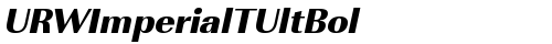 URWImperialTUltBol Oblique truetype шрифт