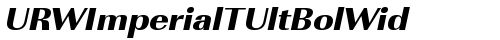 URWImperialTUltBolWid Oblique truetype шрифт