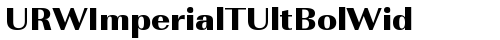URWImperialTUltBolWid Regular truetype шрифт