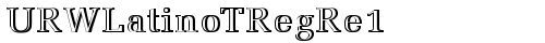 URWLatinoTRegRe1 Regular TrueType-Schriftart