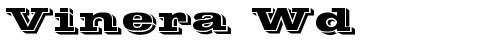Vinera Wd Regular free truetype font