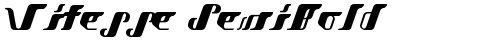 Vitesse SemiBold Regular truetype font