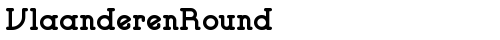 VlaanderenRound Regular truetype шрифт
