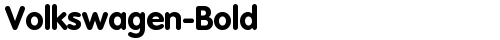 Volkswagen-Bold Regular free truetype font
